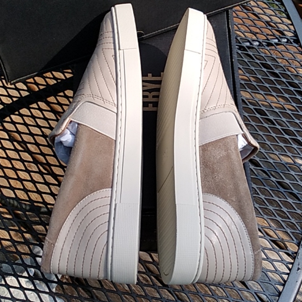 NIB Women's Frye Ivy Stitch off white shoes sz 10 - Picture 3 of 10